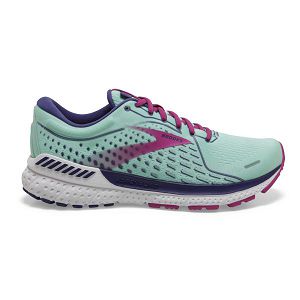 Brooks Adrenaline GTS 21 Women's Road Running Shoes Navy / Blue / Fuchsia | NZ-653018