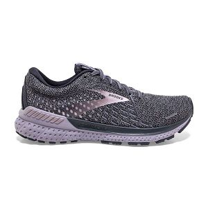 Brooks Adrenaline GTS 21 Women's Road Running Shoes Grey / Purple | NZ-820514