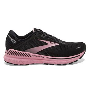 Brooks Adrenaline GTS 22 Women's Road Running Shoes Black / Coral | NZ-920638