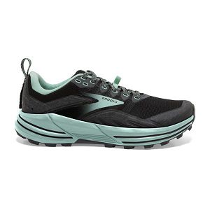 Brooks Cascadia 16 Women's Trail Running Shoes Black / Green | NZ-427109