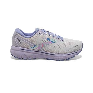 Brooks Ghost 14 Women's Road Running Shoes White / Purple / Pink | NZ-273584