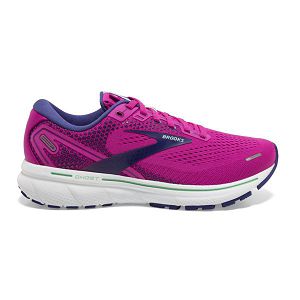 Brooks Ghost 14 Women's Road Running Shoes Purple / Red / White | NZ-359214