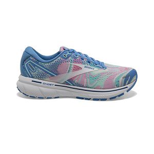 Brooks Ghost 14 Women's Road Running Shoes Blue / Pink / White | NZ-428591