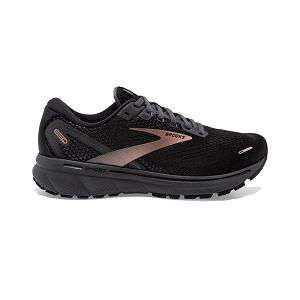 Brooks Ghost 14 Women's Road Running Shoes Black / Gold | NZ-729384