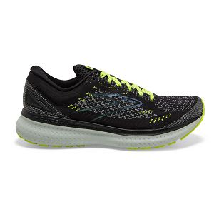 Brooks Glycerin 19 Women's Road Running Shoes Black / Yellow / Grey | NZ-170923