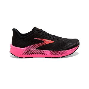 Brooks Hyperion Tempo Women's Road Running Shoes Black / Pink | NZ-758210