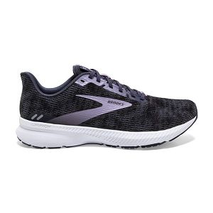 Brooks Launch 8 Women's Road Running Shoes Black / Purple / White | NZ-947683