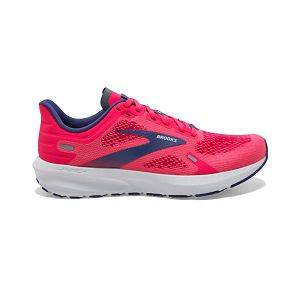 Brooks Launch 9 Women's Road Running Shoes Pink / Blue / White | NZ-348029