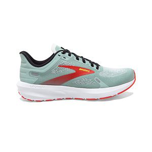 Brooks Launch 9 Women's Road Running Shoes Green / Black / Red | NZ-430821