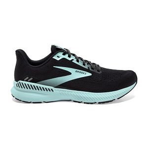 Brooks Launch GTS 8 Women's Road Running Shoes Black / Blue | NZ-142309