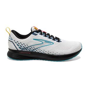 Brooks Levitate 5 Men's Road Running Shoes White / Blue / Black | NZ-695374