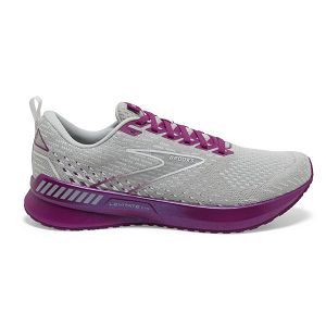 Brooks Levitate GTS 5 Women's Road Running Shoes Grey / Purple | NZ-130946