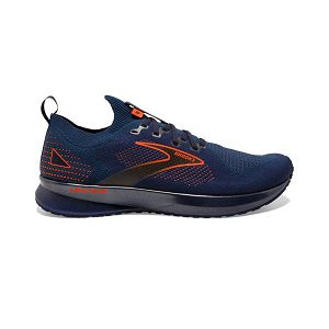 Brooks Levitate StealthFit 5 Men's Road Running Shoes Navy / Orange | NZ-162483