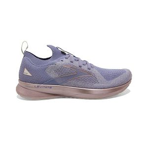 Brooks Levitate StealthFit 5 Women's Road Running Shoes Purple / Rose | NZ-351296