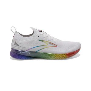 Brooks Levitate StealthFit 5 Women's Road Running Shoes White / Multicolor | NZ-590634