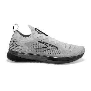 Brooks Levitate StealthFit 5 Women's Road Running Shoes White / Grey / Black | NZ-647850