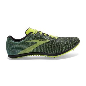 Brooks Mach 19 Men's Racing Shoes Black / Yellow / Green | NZ-548213