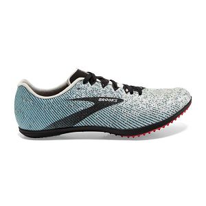 Brooks Mach 19 Spikeless Men's Racing Shoes Grey / Black / Blue | NZ-803792