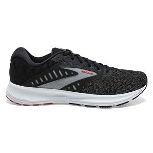 Brooks Range 2 Men's Road Running Shoes Black / White / Red | NZ-201973