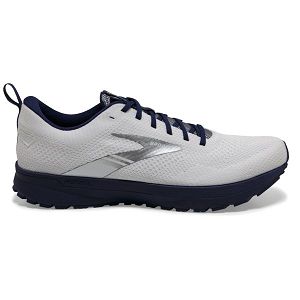 Brooks Revel 5 Men's Road Running Shoes White / Blue | NZ-217096