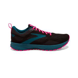 Brooks Revel 5 Women's Road Running Shoes Black / Blue / Pink | NZ-54178