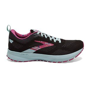 Brooks Revel 5 Women's Road Running Shoes Black / Red / Blue | NZ-849726