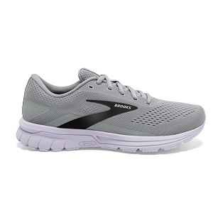 Brooks Signal 3 Women's Road Running Shoes Grey / Black / Purple | NZ-32457