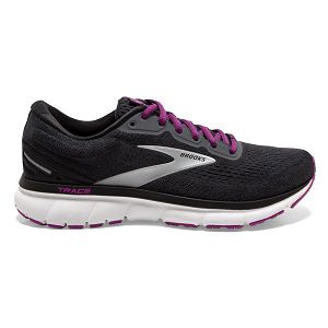 Brooks Trace Women's Road Running Shoes Black / Purple / White | NZ-820651