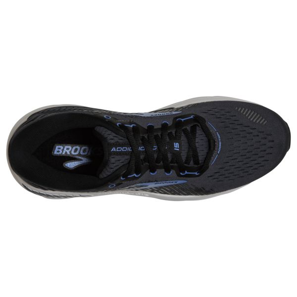 Brooks Addiction GTS 15 Men's Road Running Shoes Black / Blue / White | NZ-63197