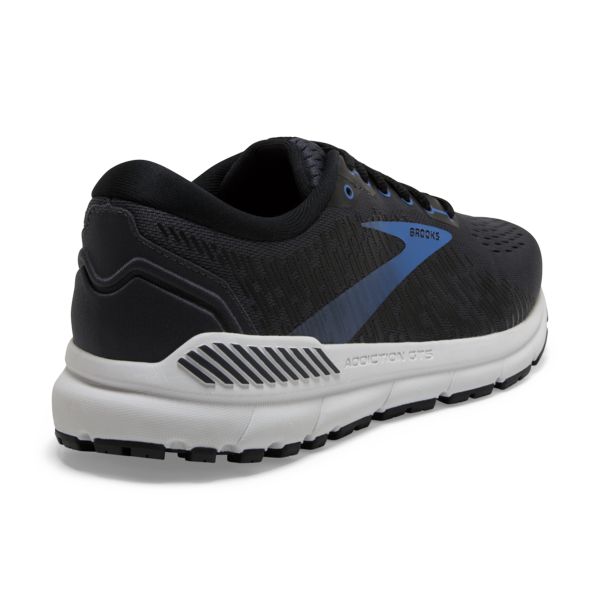 Brooks Addiction GTS 15 Men's Road Running Shoes Black / Blue / White | NZ-63197