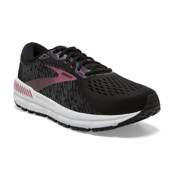 Brooks Addiction GTS 15 Women's Road Running Shoes Black / Pink / White | NZ-609185