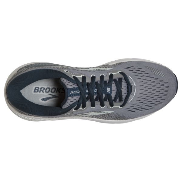 Brooks Addiction GTS 15 Women's Road Running Shoes Grey / Navy / White | NZ-857409