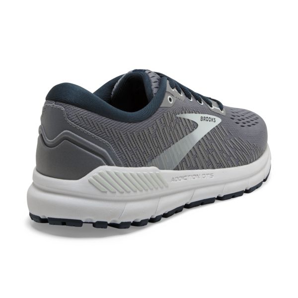 Brooks Addiction GTS 15 Women's Road Running Shoes Grey / Navy / White | NZ-857409