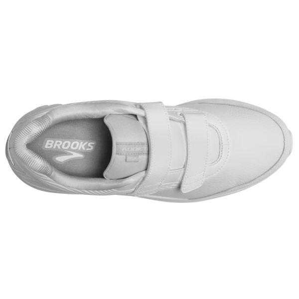 Brooks Addiction Walker V-Strap 2 Men's Walking Shoes White | NZ-302851