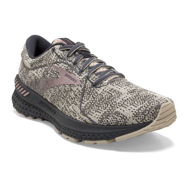 Brooks Adrenaline GTS 21 Women's Road Running Shoes Grey / Beige / Rose | NZ-204658