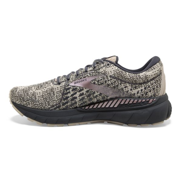 Brooks Adrenaline GTS 21 Women's Road Running Shoes Grey / Beige / Rose | NZ-204658