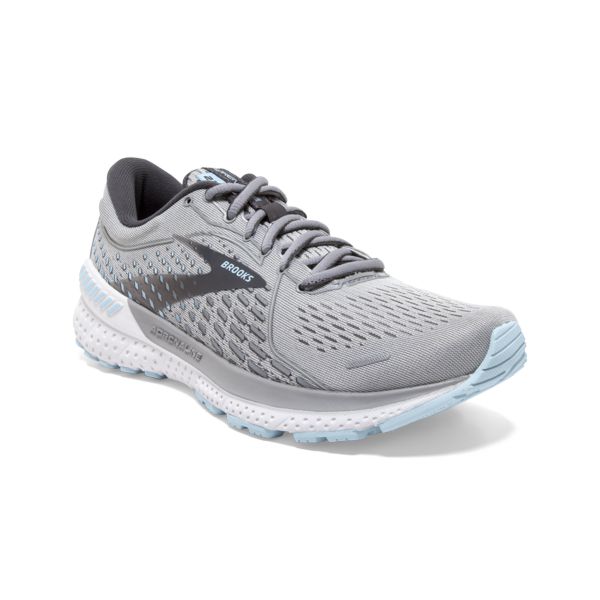 Brooks Adrenaline GTS 21 Women's Road Running Shoes Grey / Blue | NZ-720941