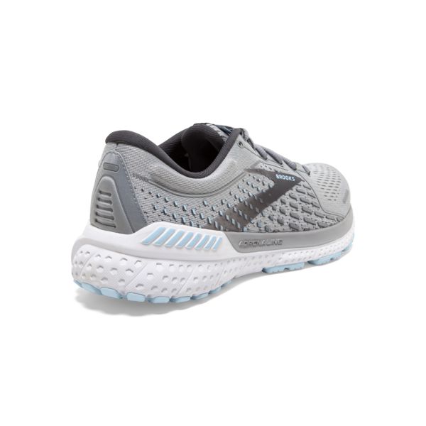 Brooks Adrenaline GTS 21 Women's Road Running Shoes Grey / Blue | NZ-720941