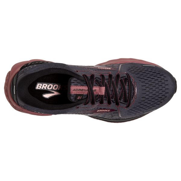 Brooks Adrenaline GTS 21 Women's Road Running Shoes Black / Brown | NZ-815947