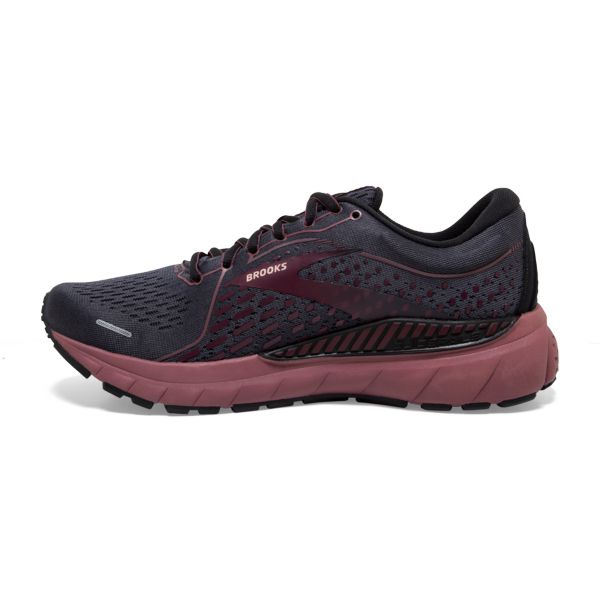 Brooks Adrenaline GTS 21 Women's Road Running Shoes Black / Brown | NZ-815947