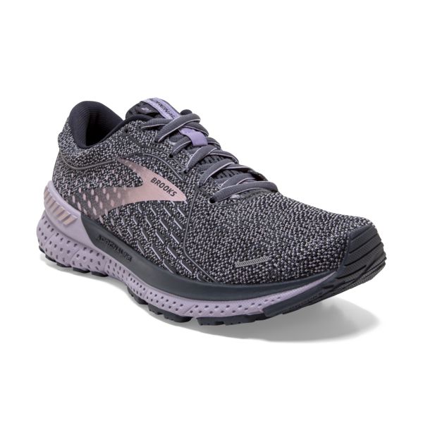 Brooks Adrenaline GTS 21 Women's Road Running Shoes Grey / Purple | NZ-820514