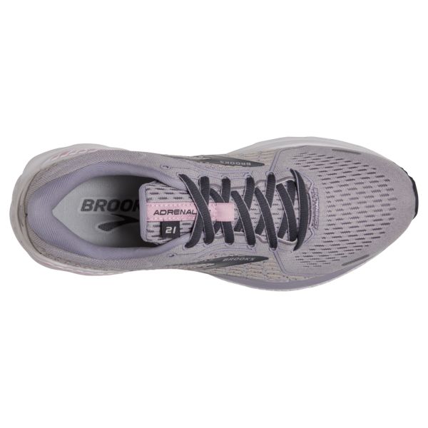 Brooks Adrenaline GTS 21 Women's Road Running Shoes Grey / Purple | NZ-892037