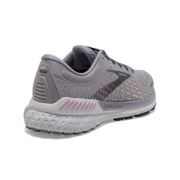 Brooks Adrenaline GTS 21 Women's Road Running Shoes Grey / Purple | NZ-892037