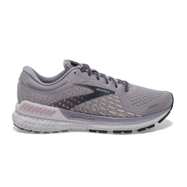 Brooks Adrenaline GTS 21 Women\'s Road Running Shoes Grey / Purple | NZ-892037