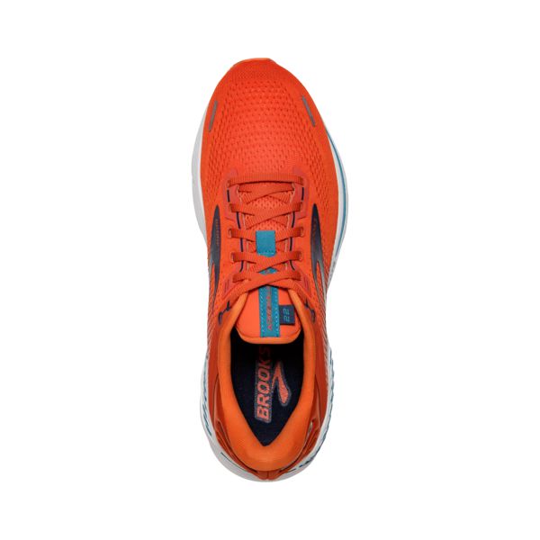 Brooks Adrenaline GTS 22 Men's Road Running Shoes Orange / Blue / White | NZ-23578