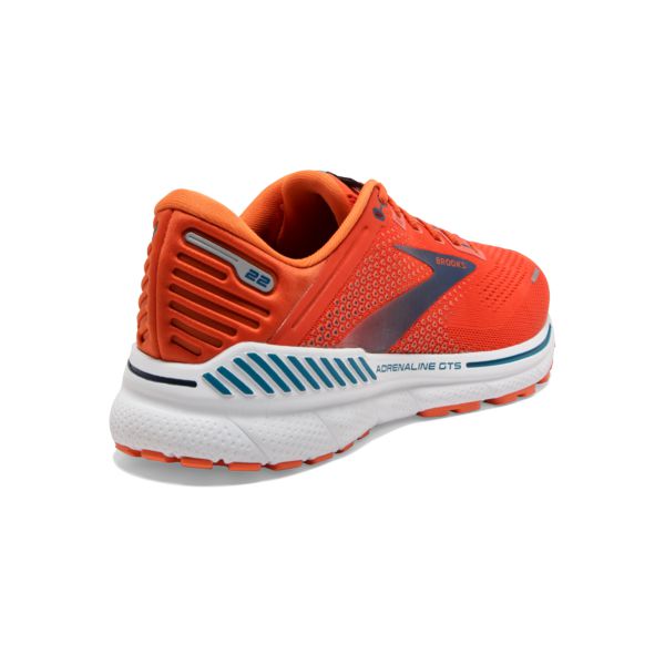 Brooks Adrenaline GTS 22 Men's Road Running Shoes Orange / Blue / White | NZ-23578