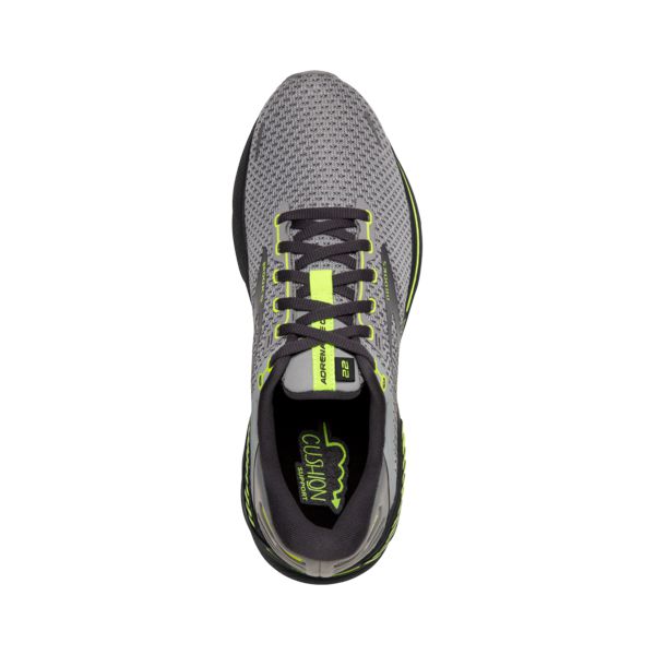 Brooks Adrenaline GTS 22 Men's Road Running Shoes Grey / Yellow / Black | NZ-273568