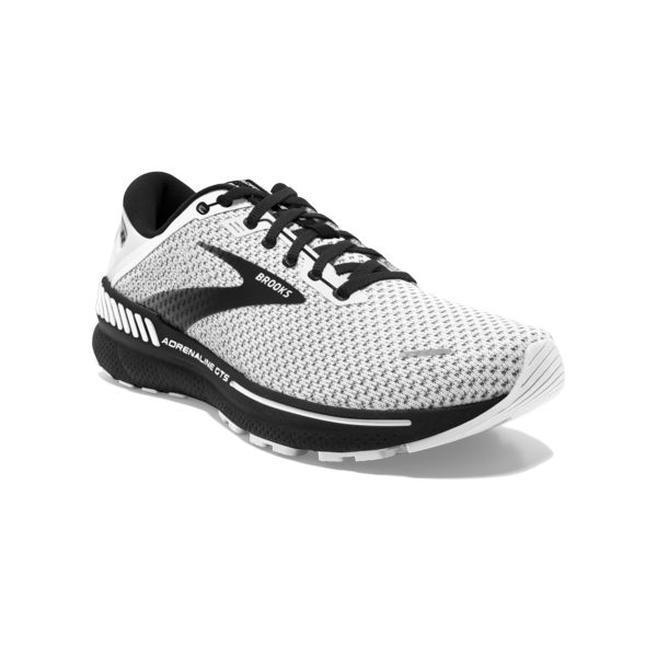 Brooks Adrenaline GTS 22 Men's Road Running Shoes White / Grey / Black | NZ-539748