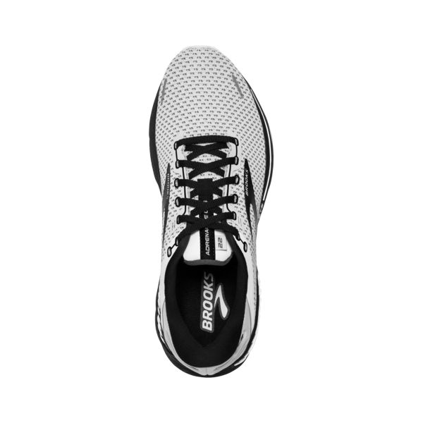 Brooks Adrenaline GTS 22 Men's Road Running Shoes White / Grey / Black | NZ-539748