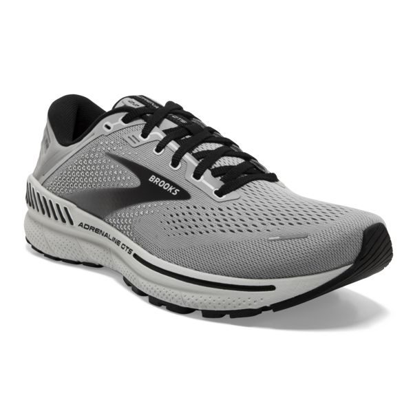 Brooks Adrenaline GTS 22 Men's Road Running Shoes Grey / Black | NZ-682347